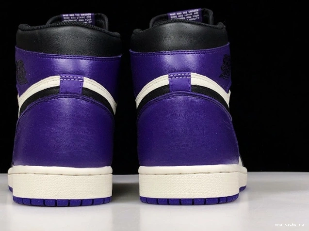 Rep Onekick Court Jordan 1 555088-501 Purple Air 0712